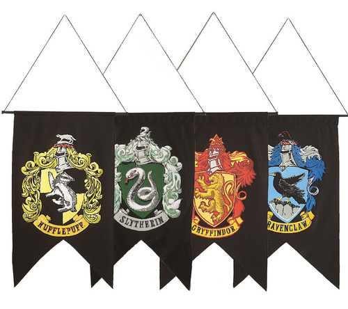 Harry Potter Wall Banner Set - 4 pack