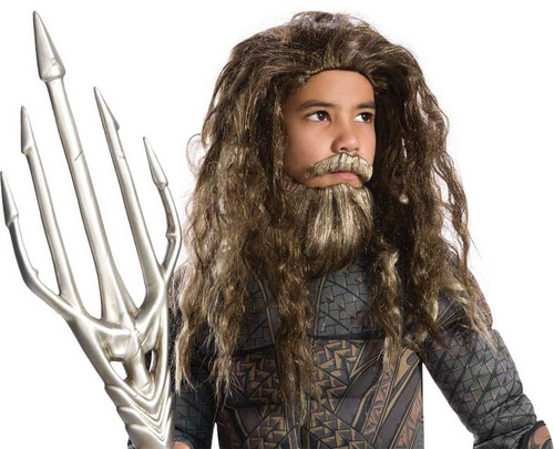 Kids Aquaman Beard and Wig Set