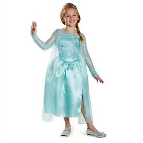 Kids Elsa Snow Queen Gown