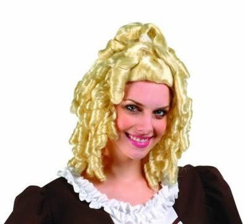 Adult Blond Colonial Lady Wig