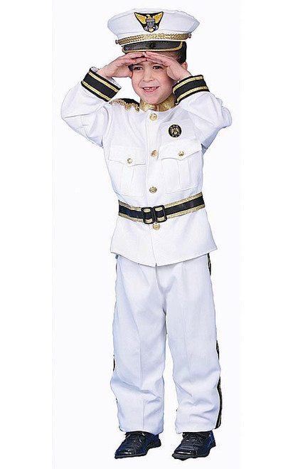 Kids Navy Admiral Costume