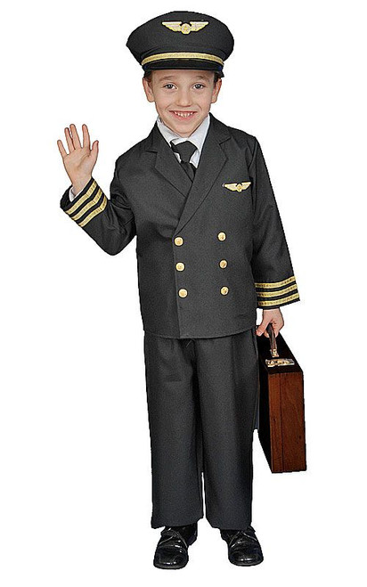 Kids Pilot Costume with Jacket