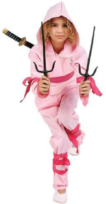Kids Pink Ninja Costume