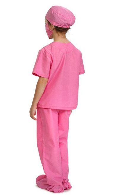 Kids Pink Scrubs Costume - inset