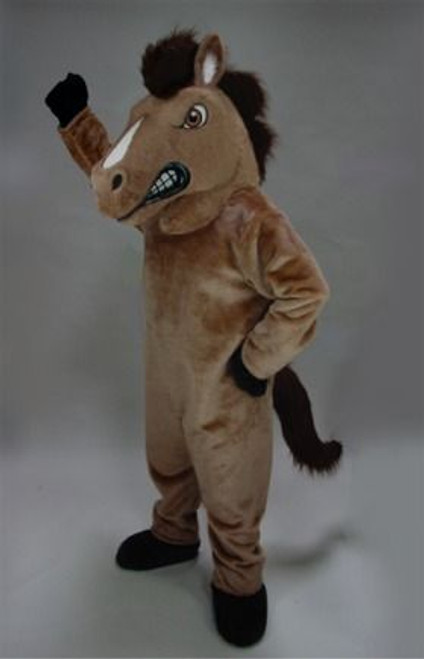 Fierce Mustang Mascot Costume