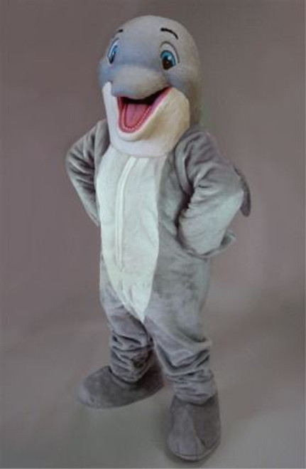 Happy Dolphin Mascot Costume