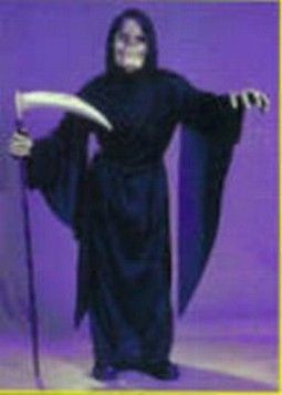 Foxxeo Horror-Robe Kostüm Für Kinder – Gr. 116/122 Bis 152/158, Aus Polyester