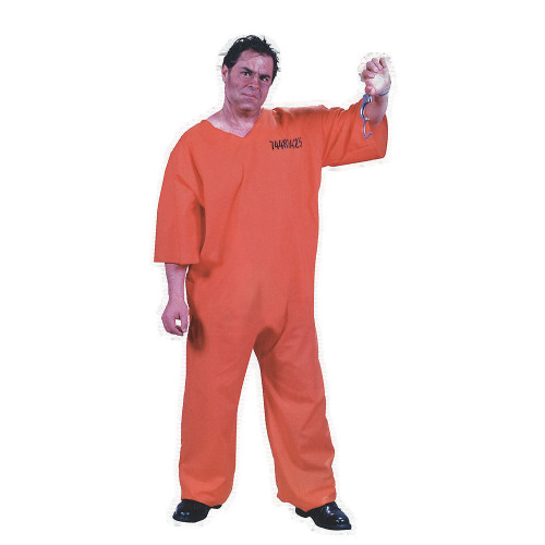 Adult Plus Size Prisoner Costume