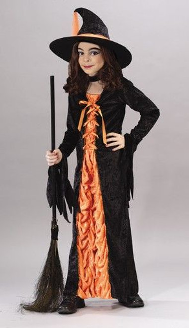 Witch Orange Mystic Costume