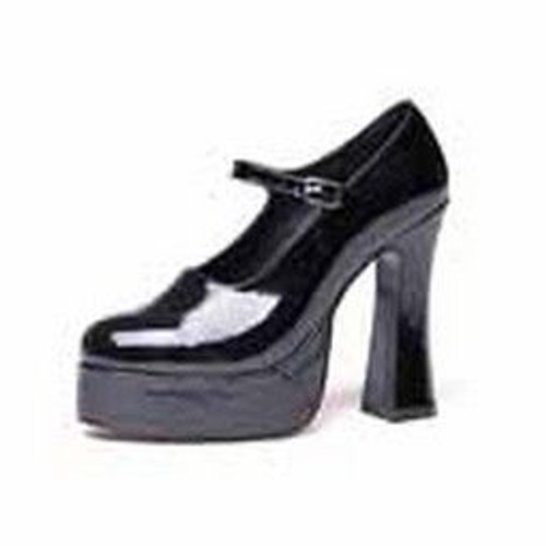 Adult Mary Jane Black Platform Shoes