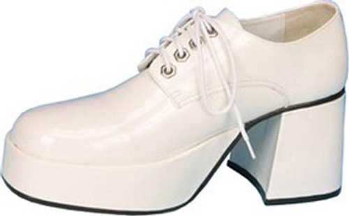 Men's Platform Shoes - White