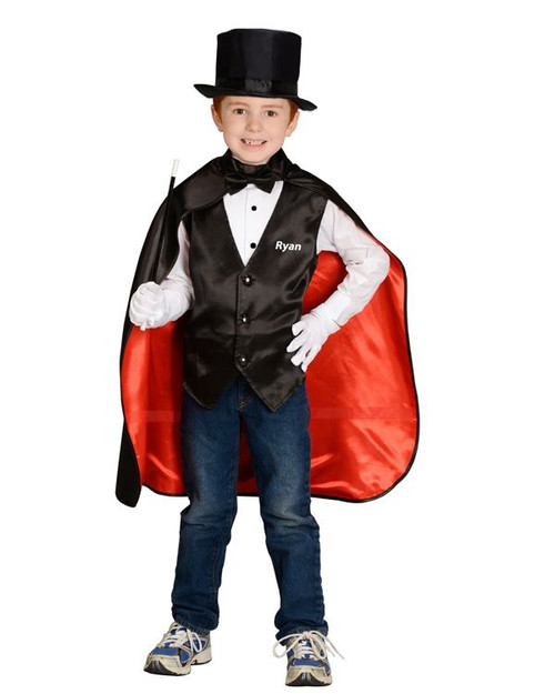 Personalized Child Magician Costume, Magician Costumes