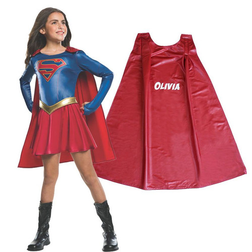 Personalized Kids Supergirl Costume