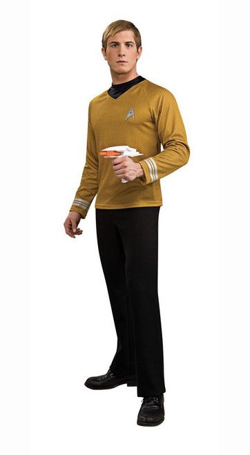 Adult Deluxe Star Trek Gold Shirt