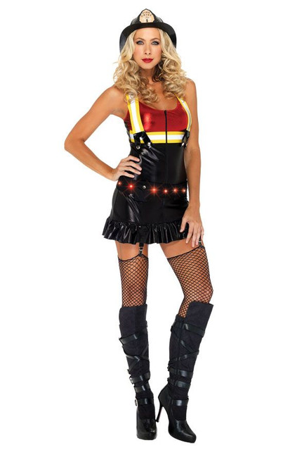 Red Hot Sexy Firefighter Costume
