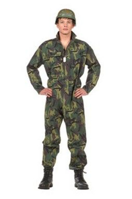 Teen Camouflage Soldier Costume