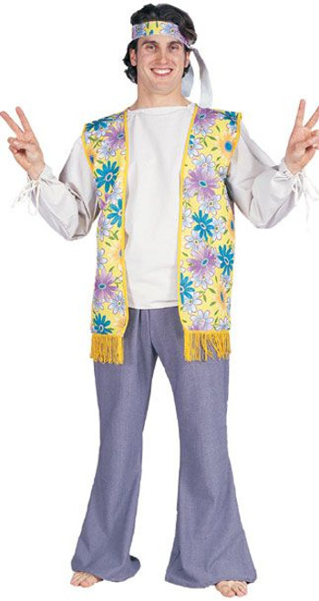 Men's 60's Flower Child Costume