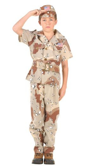 Child Desert Soldier Costume