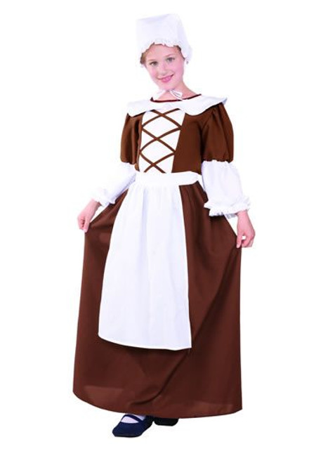 Teen Colonial Peasant Costume