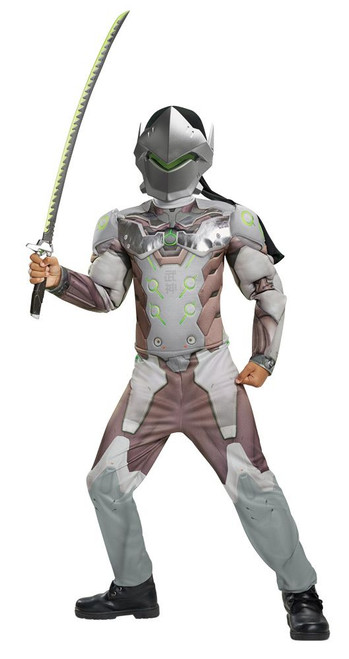 Teen Genji Classic Muscle Costume - Overwatch