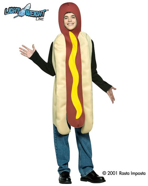 Teen Lightweight Hot Dog Costume, Hot Dog Costumes, Food Costumes