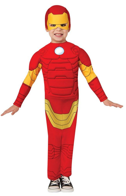 Toddler Deluxe Muscle Chest Iron Man Costume