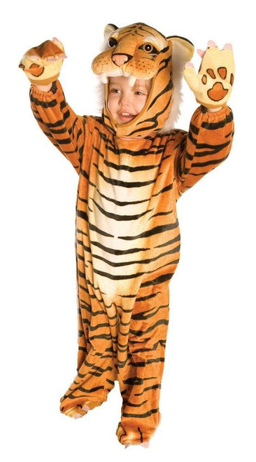 Toddler Plush Brown Tiger Costume