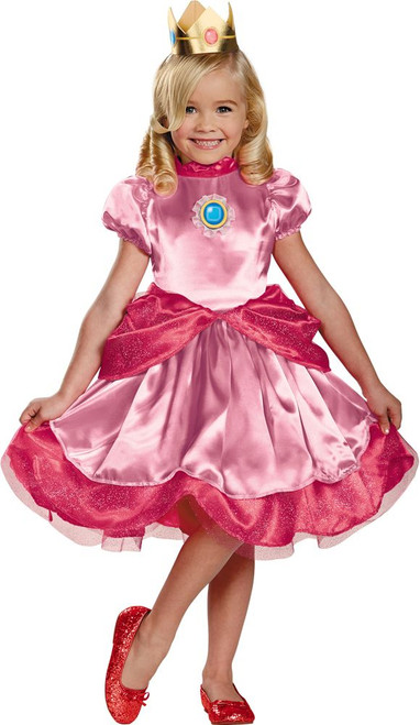 Toddler Princess Peach Deluxe Costume