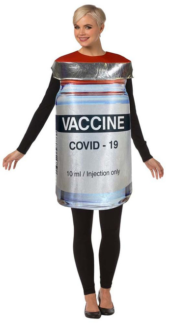 Adult Vaccine Bottle Costume