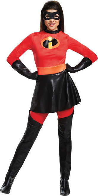 Women's Plus Size Mrs. Incredible Skirted Deluxe Costume - The Incredibles 2