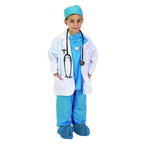 Child Doctor Halloween Costume (Blue)