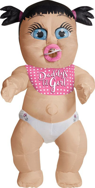 Adult Inflatable Baby Girl Costume