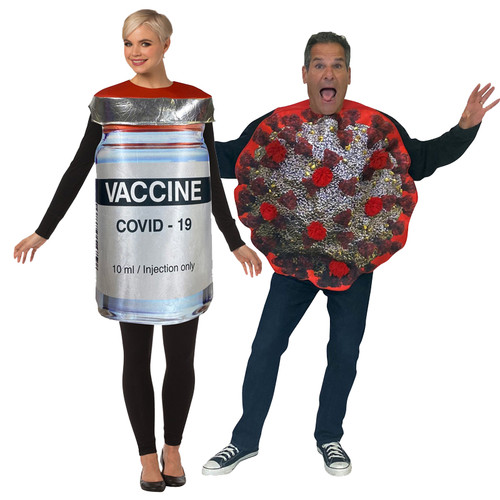 Covid Germ and Vaccine Costume Set
