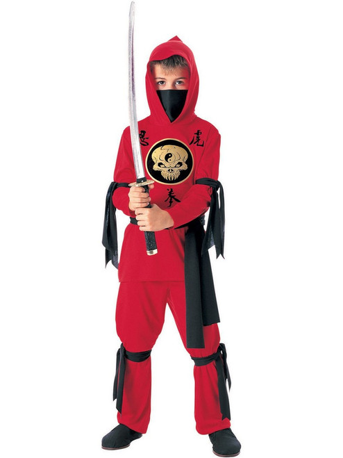 Kid's Red Ninja Costume