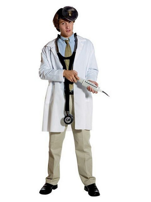 Adult Plain Lab Coat Costume