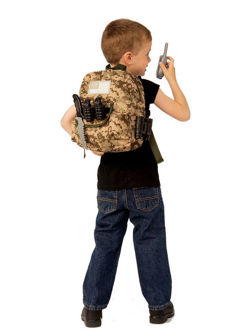 Kids Army Backpack Play Set