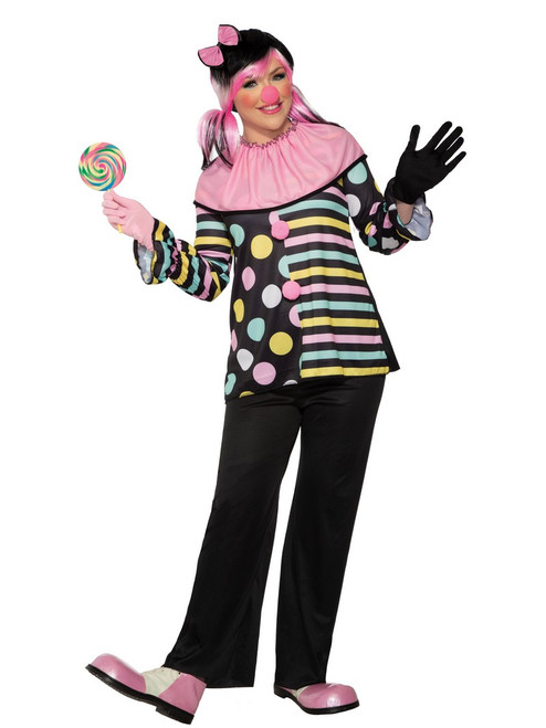 Women's Pastel Clown Costume