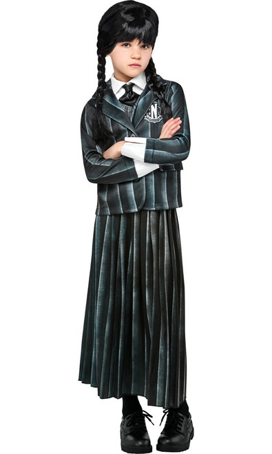 Girls Wednesday Nevermore Academy Costume