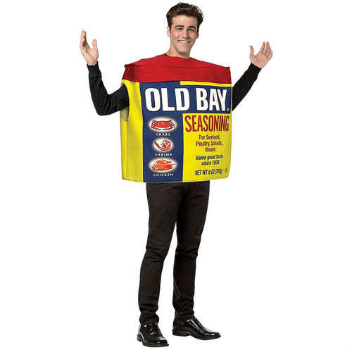 Adult Old Bay Seasoning Can Costume