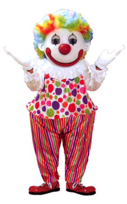 Happy Clown Mascot Costume
