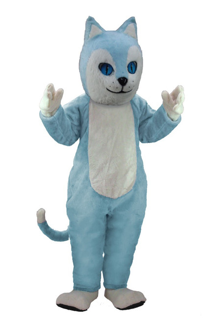 Thermo-lite Blue Cat Mascot Costume