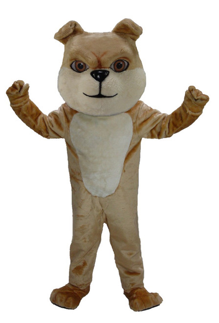 Thermo-lite Cream Bulldog Mascot Costume