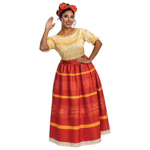 Women's Plus Size Deluxe Disney's Encanto Dolores Madrigal Costume