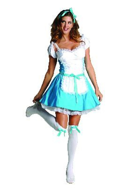 Adult Satin Alice Costume