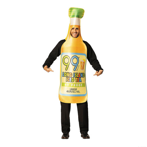 Adult 99 Brand Long Island Iced Tea Bottle Tunic Costume