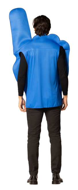 Adult Blue Team Spirit #1 Foam Finger Tunic Costume