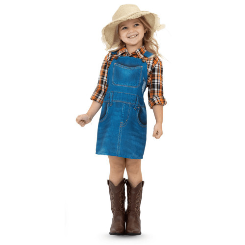 Toddler Girls Farmer Costume