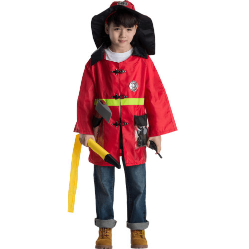 Kids Fire Fighter Costume - Ages 3-7