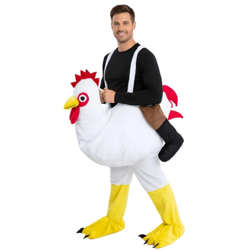 Adult Ride-A-Chicken Costume