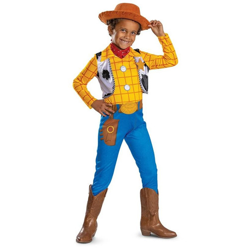Kids Classic Disney Pixar Toy Story Woody Jumpsuit Costume